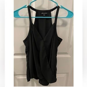 Shinestar Black Tank Top in size small